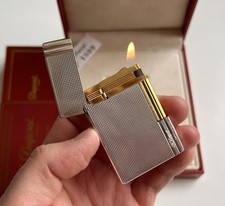 S.T. Dupont Ligne 2 Gatsby Feuerzeug Bicolor Diamond Head Ungraviert Fullset