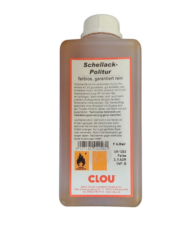 Clou schellack politur farblos - clou, schellack-politur