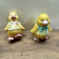 2× hängende Deko-Enten