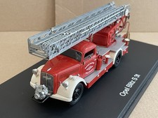 (T-30) Schuco 1:43 Opel Blitz S 3t Betriebs-Feuerwehr Firma Theimer