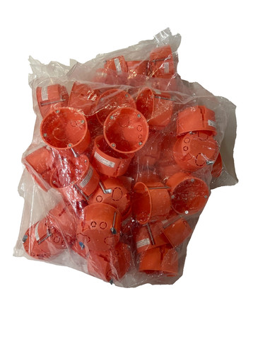 100 hohlwanddosen orange - 100,