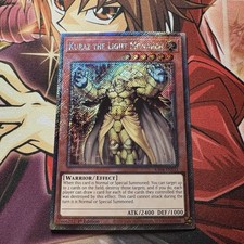 Yugioh! Kuraz the light Monarch Platinum Secret Rare - RA04-EN133 1st Edition EN