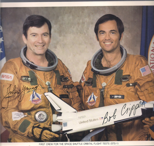 Autogramm space shuttle sts - space, sts-1