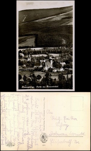 Postcard krummhübel karpacz - postcard,