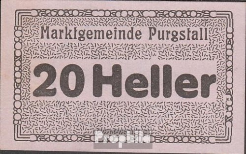Banknoten purgstall 1920 - banknoten,