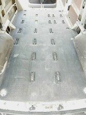 VW T5 T6 Lang Transporter Caravelle Gummi Fußboden hinten schwarz 7H3863731F 041