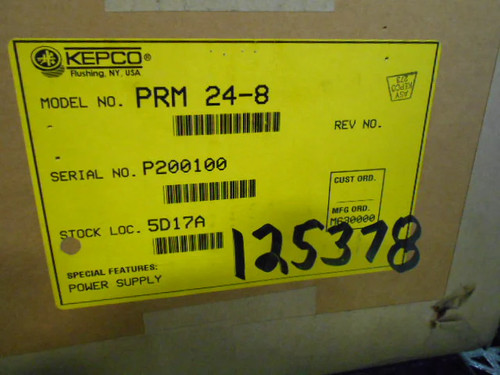 Kepco prm248 netzteil - prm248,