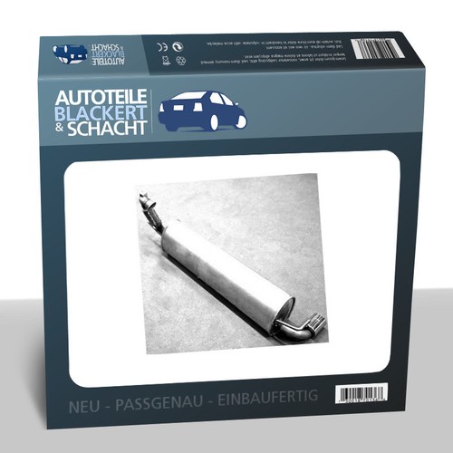 Auspuff endtopf für renault - endtopf,