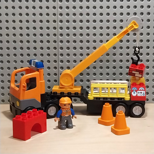 Lego duplo lkw tieflader - lego,