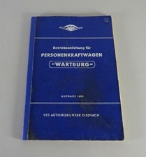 Betriebsanleitung / Handbuch Wartburg 311 inkl. Cabrio + 313 Sport Stand 03/1960