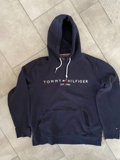 Tommy Hilfiger Hoodie Gr. L dunkelblau Organic Cotton
