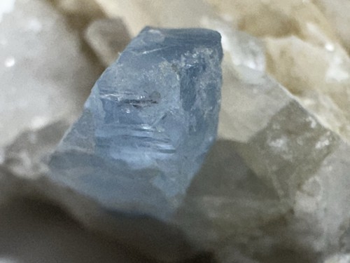 Fluorit blau calcit quarz - blau,