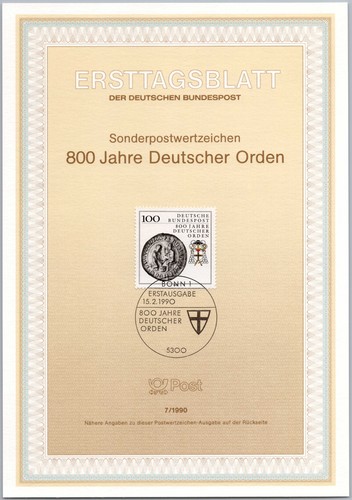 Bund etb 1990 800 jahre - nr.,