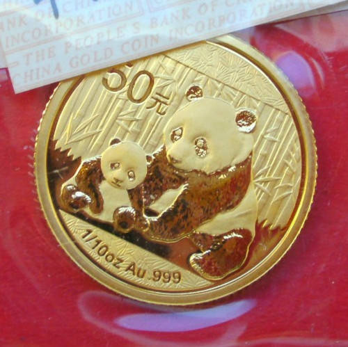 China panda yuan 2012 gold - 50,