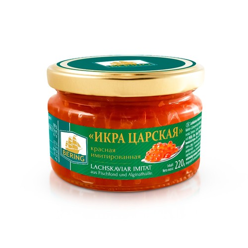 Roter lachs kaviar imitat - roter,