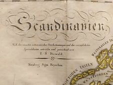Karte von Scandinavien (Skandinavien) v. J. N. Diewald, ca. 1855, Beyerlein RAR 