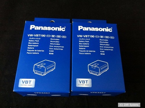 Panasonic vbt190e ion - panasonic, vw-vbt190e
