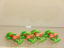 Schleich: Die Kleinen: 90er Jahren: 4x Frosch liegend Nr. 10842