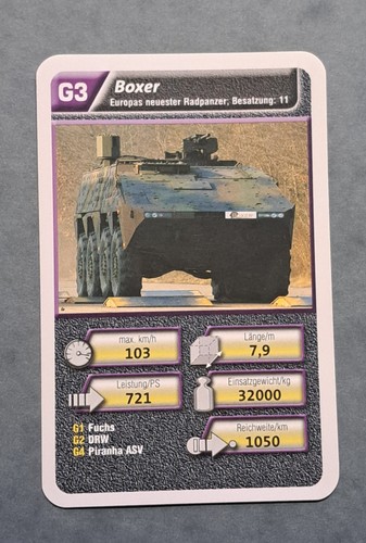 Boxer radpanzer g3 - boxer,
