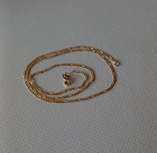 Goldkette 585 Figaro diamantiert 50cm Breite ca. 2mm , 2,6g Neu