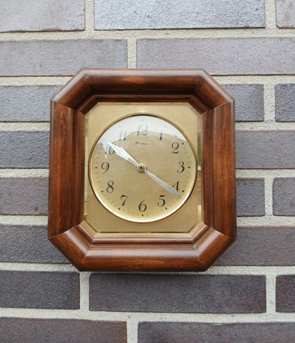 Richter wanduhr mit holz - richter-wanduhr, holz-