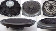 ORIGINAL AUDI 22cm 9" Woofer Subwoofer Tiefton Lautsprecher flach +Gitter B-Ware