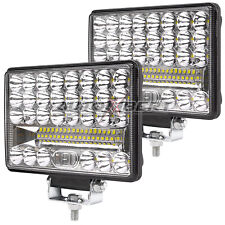 2X LED Arbeitsscheinwerfer KFZ 12-24V Auto Flutlicht Traktor Scheinwerfer Weiß