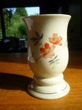 Vase floral 40 - 50er Cambridge Ivory Porzellan Rieber Mitterteich Kelchvase 
