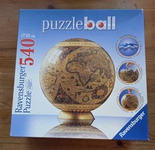 Puzzleball Ravensburger 540 Teile  Historische Weltkarte