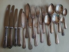 18 stk. versilberte besteck teileTrevor Plate WP. EPNS A1 England