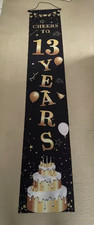 13. Geburtstag Banner Deko