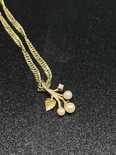 585 Gold Halskette mit Perlen