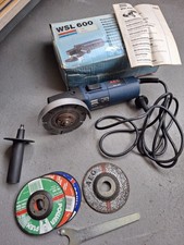 AEG WSL 600 Winkelschleifer 115 mm 600W Flex mit Scheiben Atlas Copco