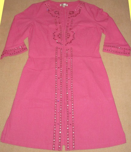 Apart leinen kleid - leinen,