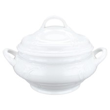 Suppenterrine groß, rund / II. Wahl Rosenthal Sanssouci weiß Unifarben