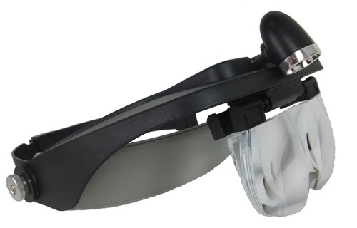 Kopfbandlupe mit licht - kopfbandlupe,
