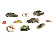Pins Konvolut - 10 alte unterschiedliche Citroen Pins aus Sammlung