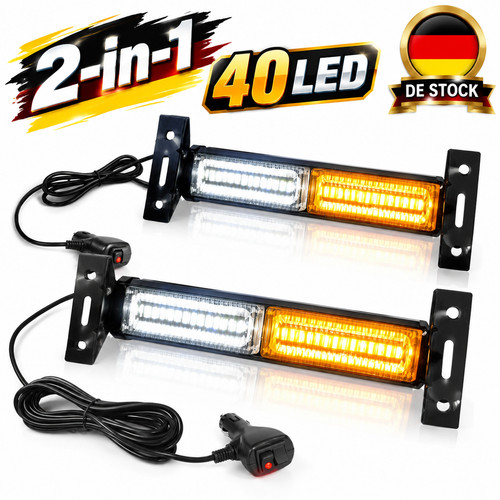 Auto 40led frontblitzer - 2x,