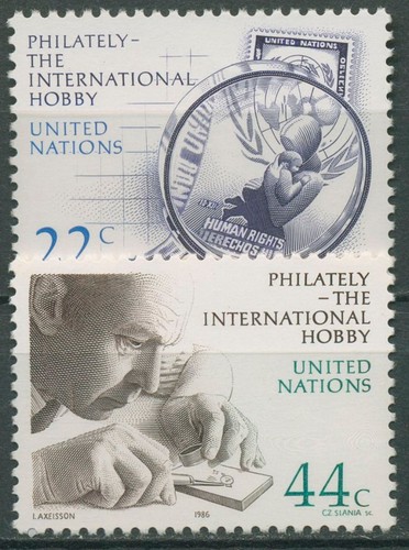 Uno new york 1986 - york, briefmarken