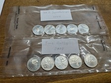 10 x 10 Euro Münzen 925er Silber BRD 2008 und 2009