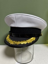 Schirmmütze Kapitän Seefahrt Eichenlaub einreihig ohne Abz. Marine  Gr. 58