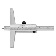 Tiefenmessschieber mit rundem Stift 80 150 200 300 mm, Ablesung 0,05/0,02 mm