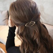 Haarspange Haarklammer Lippen Gold