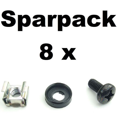 Rackschraube 12 - x, +