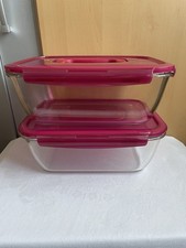 Zwei Glasschalen Mit Deckel Gewicht 3087 G Vielseitig Verwendbar Aus Nachlass ￼￼