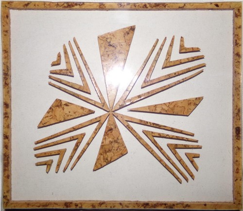 Wandbild korkstern deko - ",