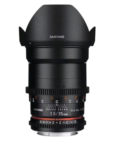 Samyang 35mm 5 - t1,5, video