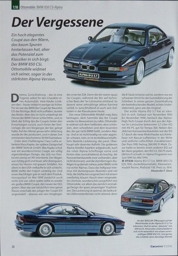 Bmw 850 csi e31 - csi, in