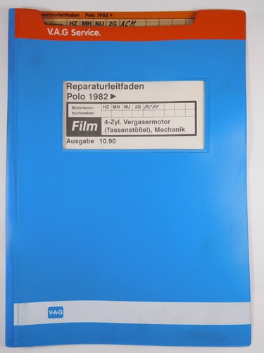 Reparaturleitfaden polo 86c - reparaturleitfaden,