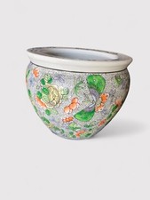 Porzellan Fishbowl China Familie Verde floral Innendekor Schmetterlinge D17,5cm